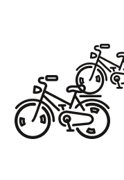 ilustração de bicicletas