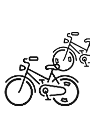 ilustração de bicicletas