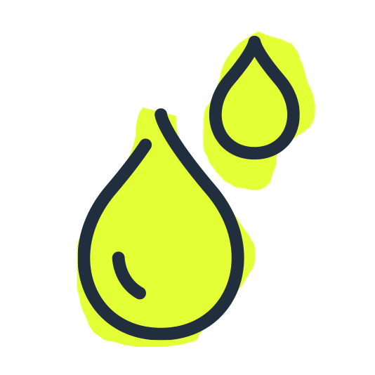 ícone gotas de água