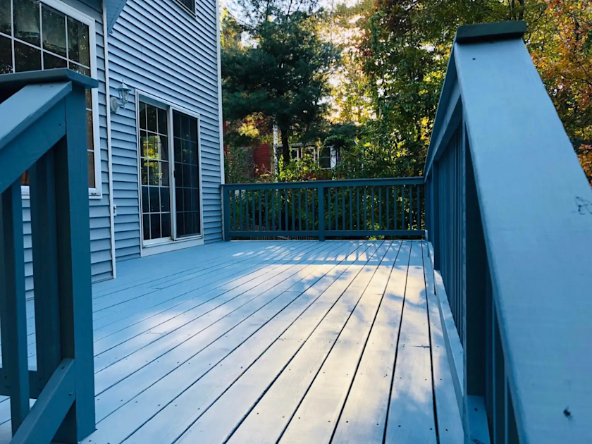 The Beauty of Blue Wood Stain