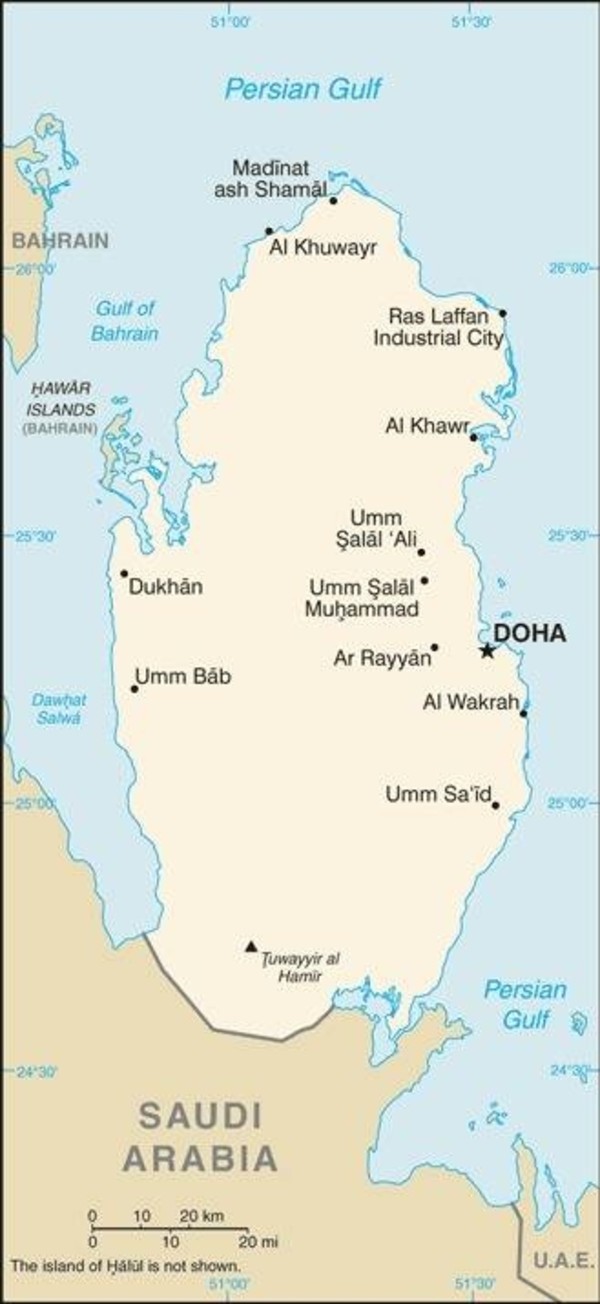 Qatar Map