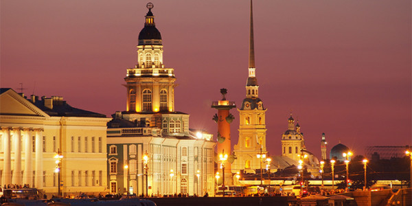 St Petersburg Peter Paul Cathedral Night Alamy RM 700x350 tcm21-120103