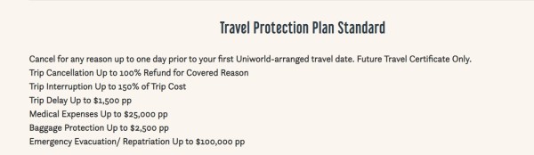 Travel Protection Standard Plan