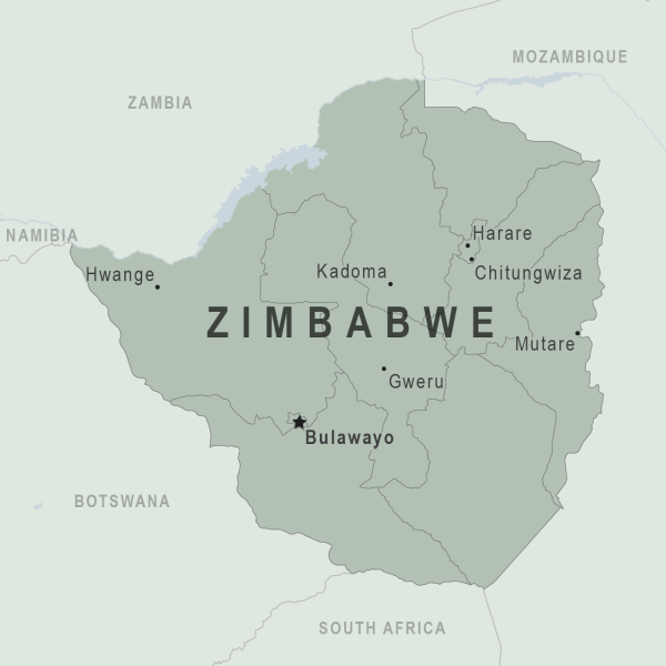 Zimbabwe Map