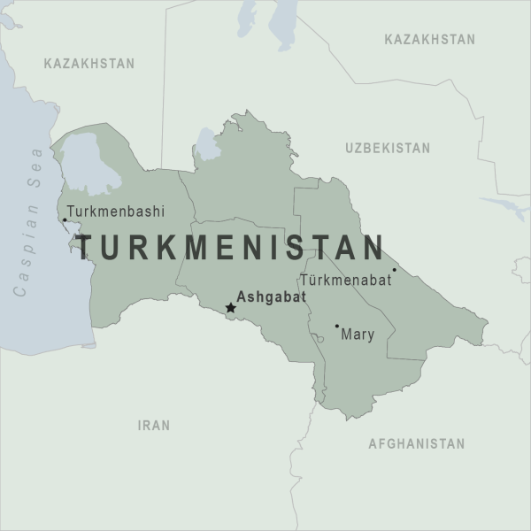 Turkmenistan Map