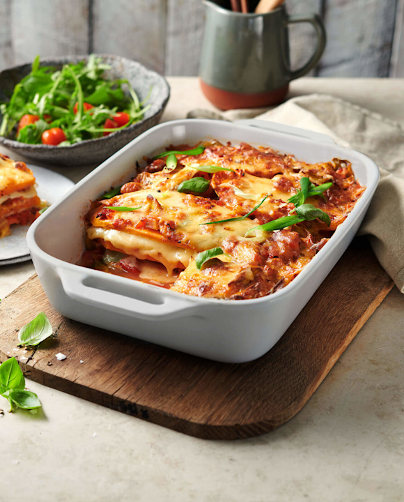 Süßkartoffel-Lauch-Lasagne