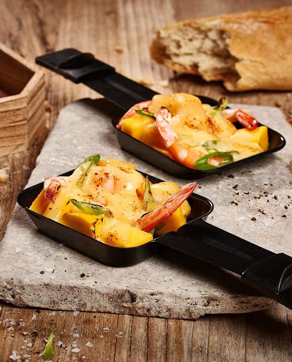 Raclette-Krabbenpfännchen
