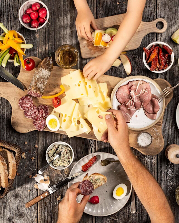 Das Leerdammer® Familien-Abendbrot
