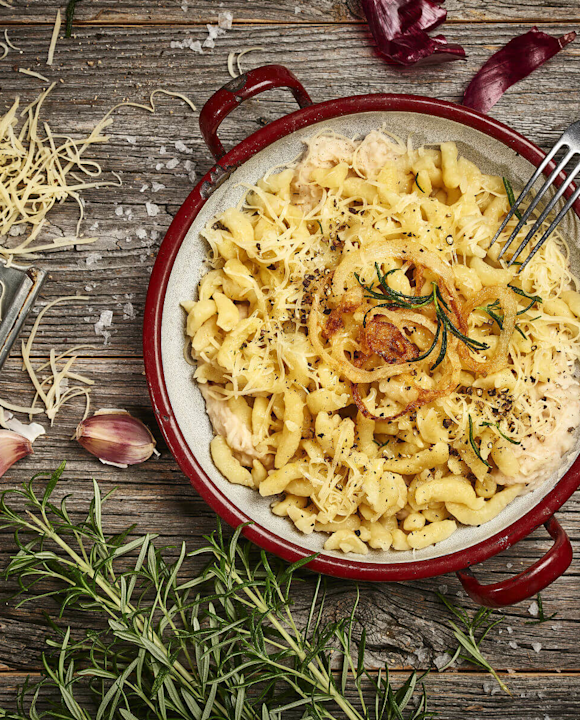 Spätzle mit Cannellini-Creme