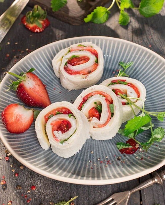 Pikante Käseröllchen