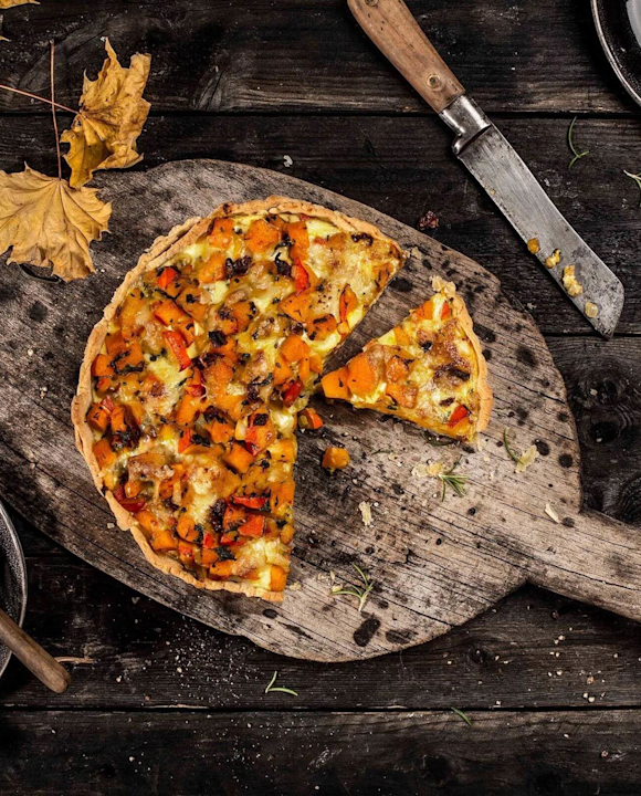 Herbstanfang: Kürbis-Käse-Tarte