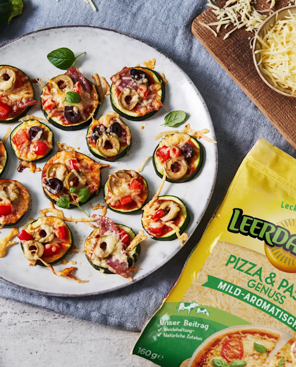 Mini Zucchini Pizzen
