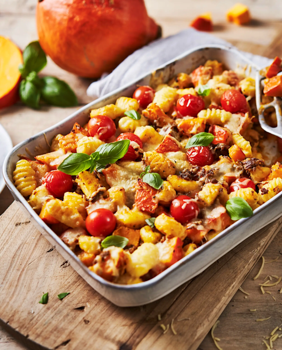 Kürbis Gnocchi Auflauf