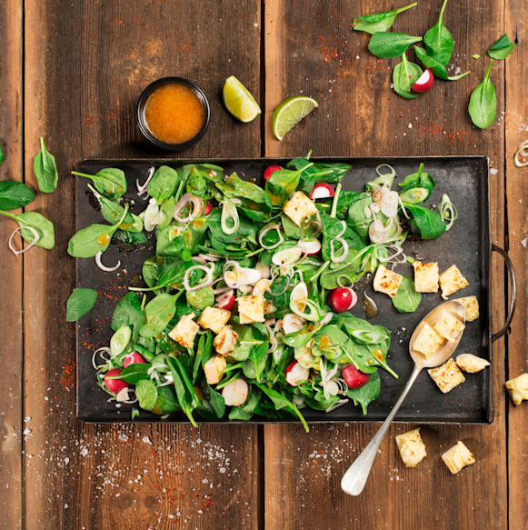 LRD Leger Scharfer Spinatsalat mittel