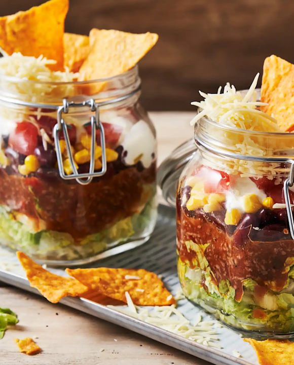 Taco-Schichtsalat