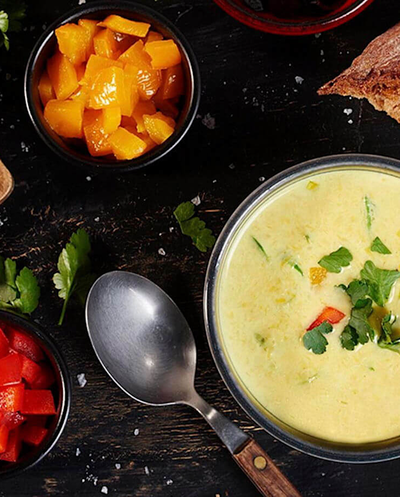 Käse-Lauch-Suppe