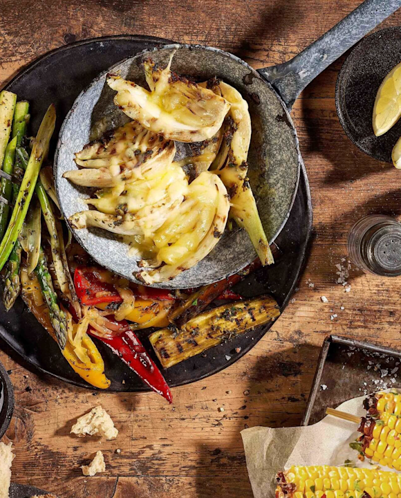 Gegrilltes Gemüse mit Chimichurri
