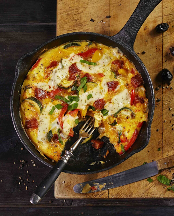 Gemüse-Frittata mit Chorizo