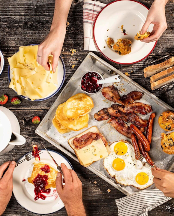 Amerikanisches Frühstück