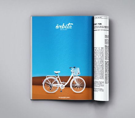 órbita bicycles press advertising campaign re-imagined