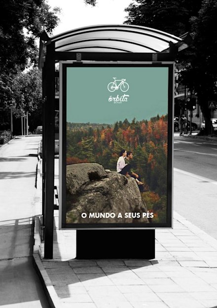 órbita bicycles MUPI advertising campaign nº2