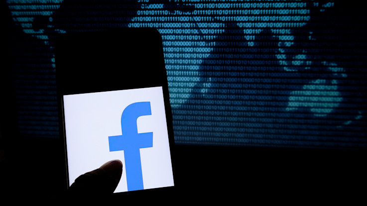 Facebook and a map