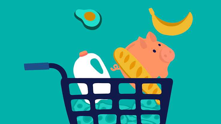 how to save money on food image