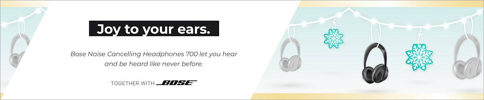 Bose Ad unit