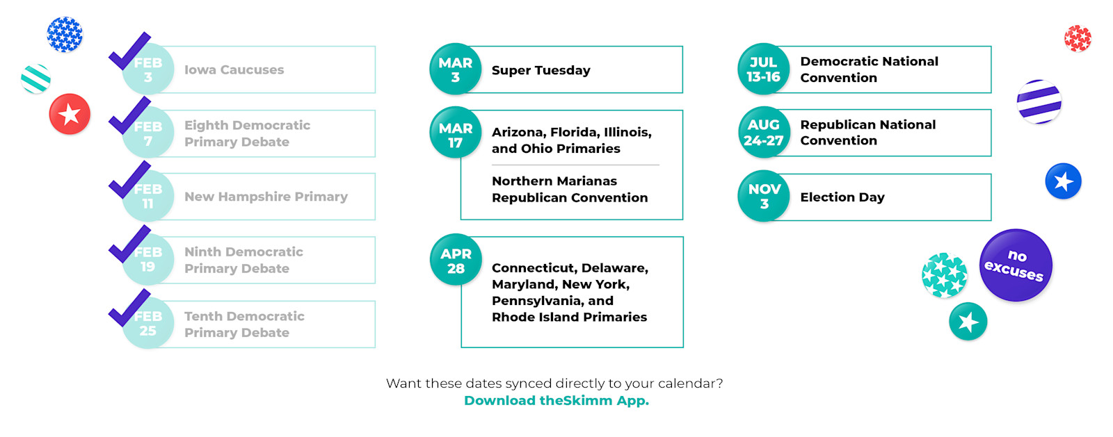 2020 Election Calendar