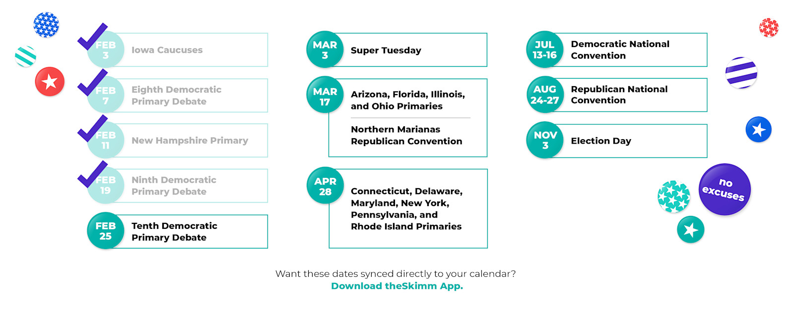 2020 Election Calendar