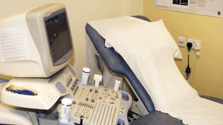 Hospital exam room