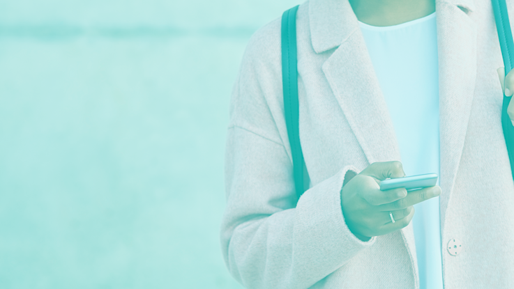 Woman on phone