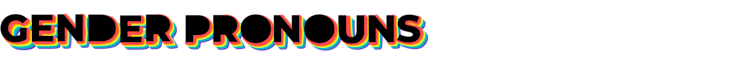 Gender pronouns