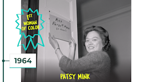 1964: Patsy Mink is first woman of color in Congress
