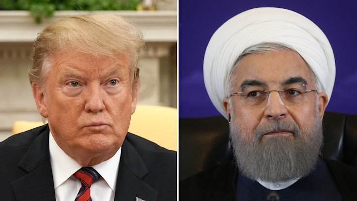 President Trump from the US and President Rouhani from Iran