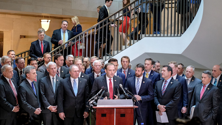 GOP Impeachment sit-in