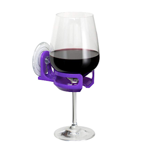 white elephant wine glass holder