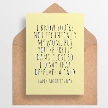 Not-Mom Mother's Day Card