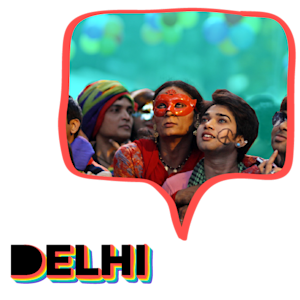 Attendees at Delhi Pride