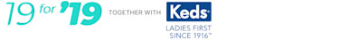 19 for 19 Together with Keds