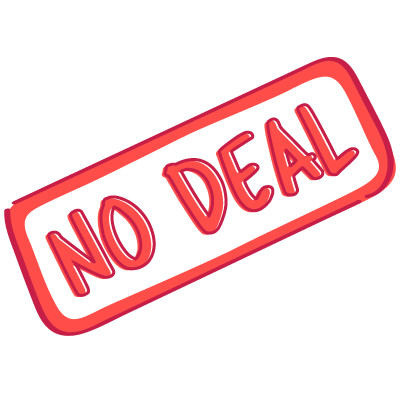 No-deal sign