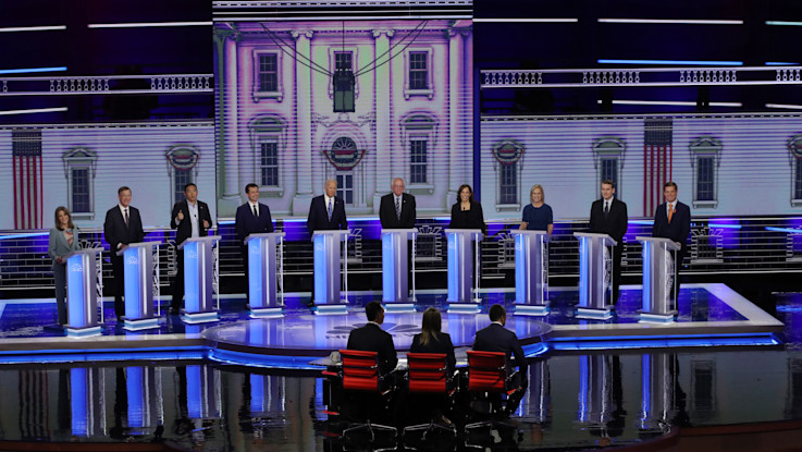 First dem debate night two