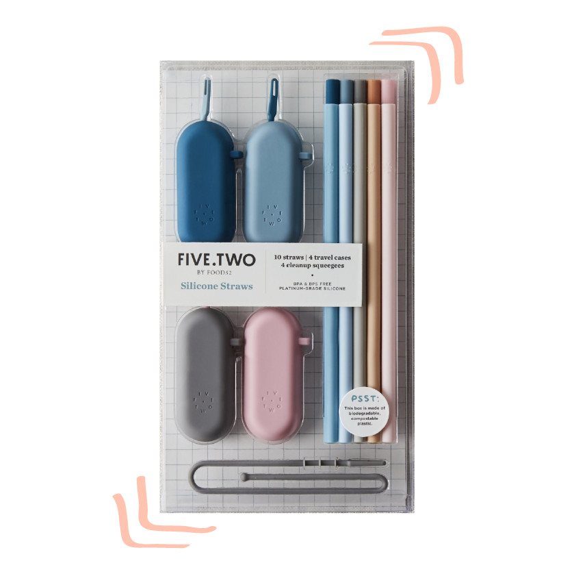 Food52 Silicone Straws