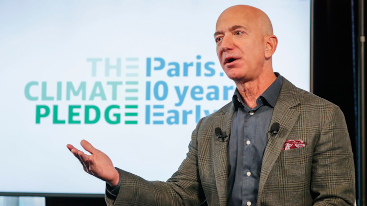 Bezos at Amazon Climate Pledge