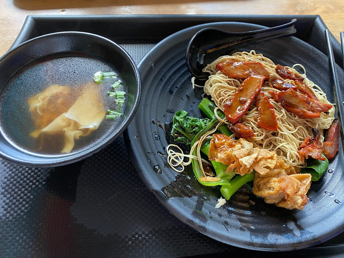 雲吞麵 $88(這也是新馬經典料理之一)