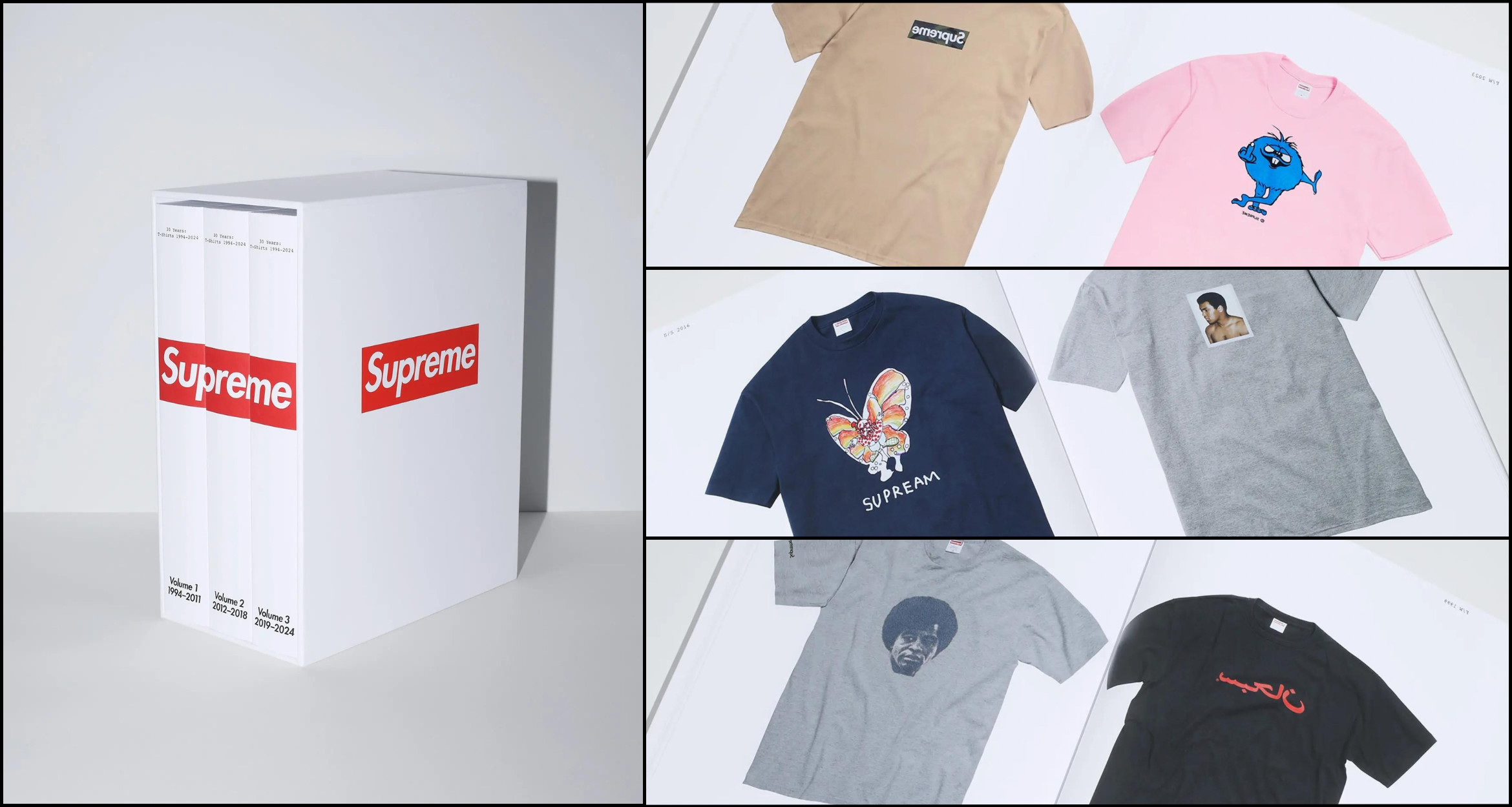 Supreme Documents Every Tee Ever Released in 30 Year Anniversary Book Set