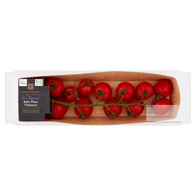 Co-op Irresistible Baby Plum Tomatoes 225g Co-op Irresistible Baby Plum Tomatoes 225g