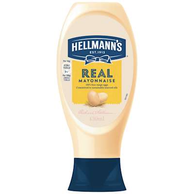 Hellmann's Real Squeezy Mayonnaise 430ml Hellmann's Real Squeezy Mayonnaise 430ml