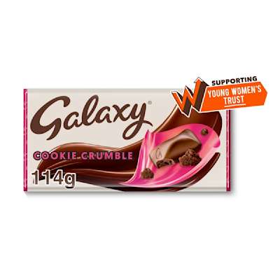 Galaxy Cookie Crumble Chocolate Bar 114g Galaxy Cookie Crumble Chocolate Bar 114g