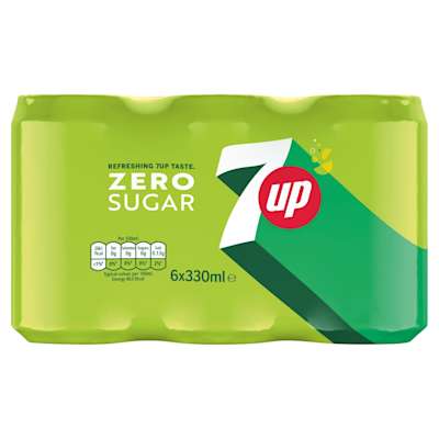 7UP Zero 6x330ml 7UP Zero 6x330ml